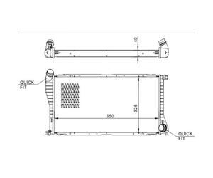 Hart 610 252 Radiateur, Refroidissement Du Moteur Pour Bmw