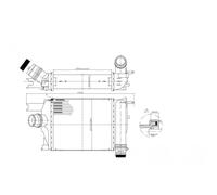 Hart 614 062 Intercooler, Échangeur Pour Dacia, Renault
