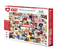 Hart Puzzles Films préférés des boomers par Steve Smith, 61 x 76,2 cm, puzzle de 1000 pièces, multicolore