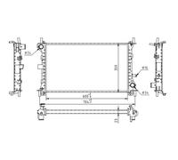 HART Radiateur Arrivée D'Eau Pour Ford Focus Turnier DNW DAW DBW DFW