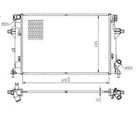 HART Radiateur, Refroidisseur D'Eau pour Hyundai Elantra Berline i30 Ad Ada Pde