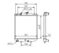 HART Refroidisseur Du Moteur D'Eau Convient pour Suzuki Alto HA11 1.0 Ef