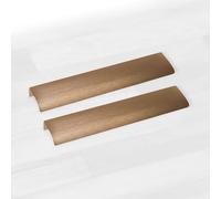 HARTE - Lot de 2 poignées Edge Straight - Idéal pour meubles de salle de bain et cuisine - Dimensions 40 mm - Pour armoires et tiroirs - Couleur cuivre