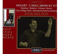 Hartelius/Doufexis/Ullmann/Kov Mass in C Minor K427 (Bolton, Mozarteum Orc (CD)