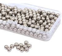 Hartem - 250 Billes de Mélange 5 mm en Acier Inoxydable |Billes d'agitateur de Peinture Acrylique pour Modélisme, Aérographe | Taille 5 mm (0.20")