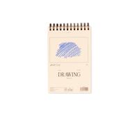 Hartem - Bloc de croquis A6 avec 60 feuilles | Carnet de croquis à spirale | Grammage 90 g/m² | Sketchbook pour artistes et professionnels | Design durable