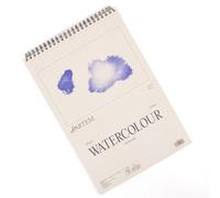 Hartem - Cahier d'aquarelle 30 feuilles | Reliure à anneaux | Poids 300g/m2 | Format A3 (29,7 x 42 cm)