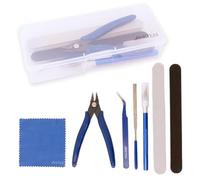 Hartem - Kit d'outils pour modélisme | Set d'inciation de 8 pièces pour modèles | Compatible avec les kits Gundam, Gunpla, miniatures et modèles à l'échelle