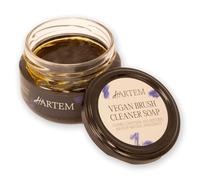 Hartem - Savon crème et après-shampoing végétalien pour pinceaux de Maquillage et d'art, Nettoyage et Restauration en Profondeur avec huiles végétales pour protéger Vos pinceaux, 100 g