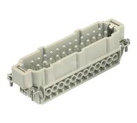 Harting 09 33 024 2601 Insert mâle Han E 24 + PE à vis 1 pièce.