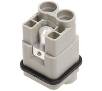 Harting 09120022651 Insert mâle Han® Q 2 + PE connexion à vis axiale 1 pc(s)