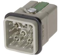 HARTING 09120123001 Insert mâle Han® Q 12 + PE Han-Quick Lock® 1 pc(s)