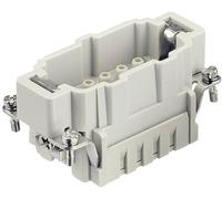 Harting 09330062602 Insert mâle Han® E 6 + PE à sertir 1 pc(s)