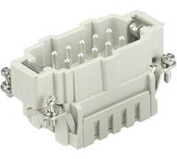 HARTING 09330102616 Insert mâle Han® E 10 + PE cage à ressort 1 pc(s)