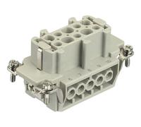 HARTING 09330102701 Insert Femelle Han® E 10 + PE raccord à vis 1 pc(s)