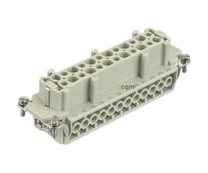 HARTING 09330242701 Insert femelle Han® E 24 + PE raccord à vis 1 pc(s)