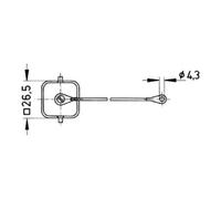 Han 3A Capot Métallique Avec Corde De Fixation - 09200035427