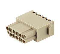 harting Harting Insert de connecteur 12 pôles, 10A, 250V 09140122732 Quantité:1
