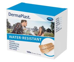 Hartmann DermaPlast Water-Resistant 25mmx72mm Pansements 100 Pièces