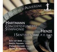 Hartmann/Henze : Concerto Funebre