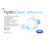 HARTMANN Pansement absorbant stérile Hydroclean Advance 7,5 x 7,5 cm Pack de 10