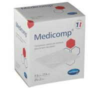 Hartmann Medicomp Compresse en Non Tissé Stérile 7,5 x 7,5cm 25 unités X2