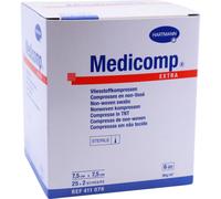 Hartmann Medicomp Extra Compresses En Non-Tissé Stériles 6 Plis 7,5x7,5cm Pièces 25x2 (4217332)
