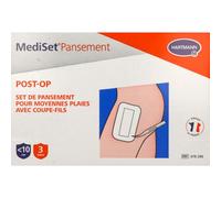 Hartmann Pansement MediSet Post-Op Plaies moyennes (5-10 cm) Boîte 3 unités