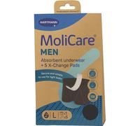 Hartmann MoliCare Men Sous-Vêtement Absorbant Taille L 1 Pièce + X-Change Pads 5 Pièces