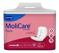 Hartmann MoliCare Premium Form Serviette Pour Incontinence 7 Drops 32 Pièces