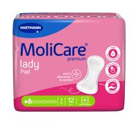 Hartmann Molicare Premium Lady Pads 2 gouttes - 18 paquets de 12 protections