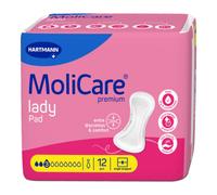 Hartmann Molicare Premium Lady Pads 3 gouttes - 12 paquets de 12 protections