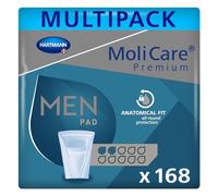 Hartmann Molimed for Men Active (Confiance For Men) - Carton - 168 protections anatomiques pour homme