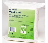 HARTMANN Carrés d'essuyage Octolin Soft 30 x 37 cm Pack 50