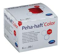 Hartmann Peha-Haft Color Sans Latex Rouge 6cm x 20m Pièce 1 (9324601)