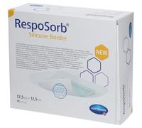 Hartmann Resposorb Silicone Border 12,5x12,5cm Compresses 10 pc(s)