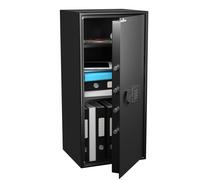 Hartmann Tresore Coffre-fort blindé 135 L serrure électronique - Noir