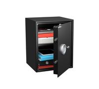 Hartmann Tresore Coffre-fort blindé 60 L serrure à clé - Noir