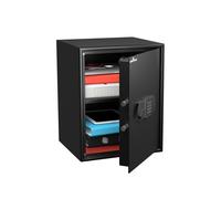 Hartmann Tresore Coffre-fort blindé 60 L serrure électronique - Noir
