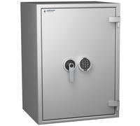 Hartmann Tresore Coffre-Fort de sécurité Protect Duo 123 L serrure électronique - Classe 0 Anti-effraction + ignifuge - Gris