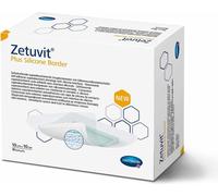 Hartmann Zetuvit® Plus Silicone Border 10x10 cm, stérile - 10 pièces | Paquet (10 pièces)
