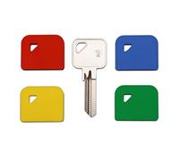 Harts Lot de 12 grands capuchons carrés en caoutchouc de silicone TX3D pour clés de chaque couleur