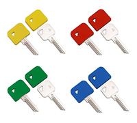 Harts Lot de 4 capuchons carrés en caoutchouc Silcon TX3D pour clés