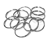 Harts - Pack de 100 Anneaux en Nickel pour Porte-Clés - 39 mm chacun