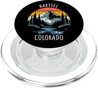 Hartsel, Colorado, États-Unis, Design montagnard rétro PopSockets PopGrip pour MagSafe