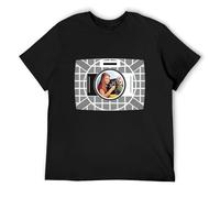 Hartwell Mens TV Test Card T Shirt Retro British TV Culture Television Tee Crew Neck Unisex Short Sleeve T-Shirt XXL