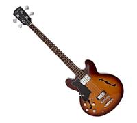 Hartwood Guitare basse Revival pour gauchers, Sunburst