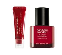 haruharu wonder Coffret Jour Glow Naturel avec Baume à Lèvres PDRN aux Peptides et Sérum PDRN à l’Acide Azélaïque