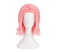 Haruno Sakura Cosplay Wigs Short Pink Styled Heat Resistant Synthetic Hair Wig + Wig Cap