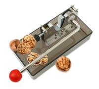 harupink Casse-noix en acier inoxydable avec fonction levier, taille réglable, sans effort, pour châtaignes, noix de pécan, noisettes, noix du Brésil